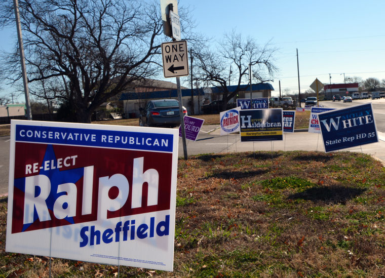Political signs